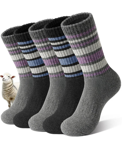 SIMIYA Merino Wool Socks for Women 5 Pairs Extra Thick Winter Thermal Warm 🍁 All In One Marketplace Canada