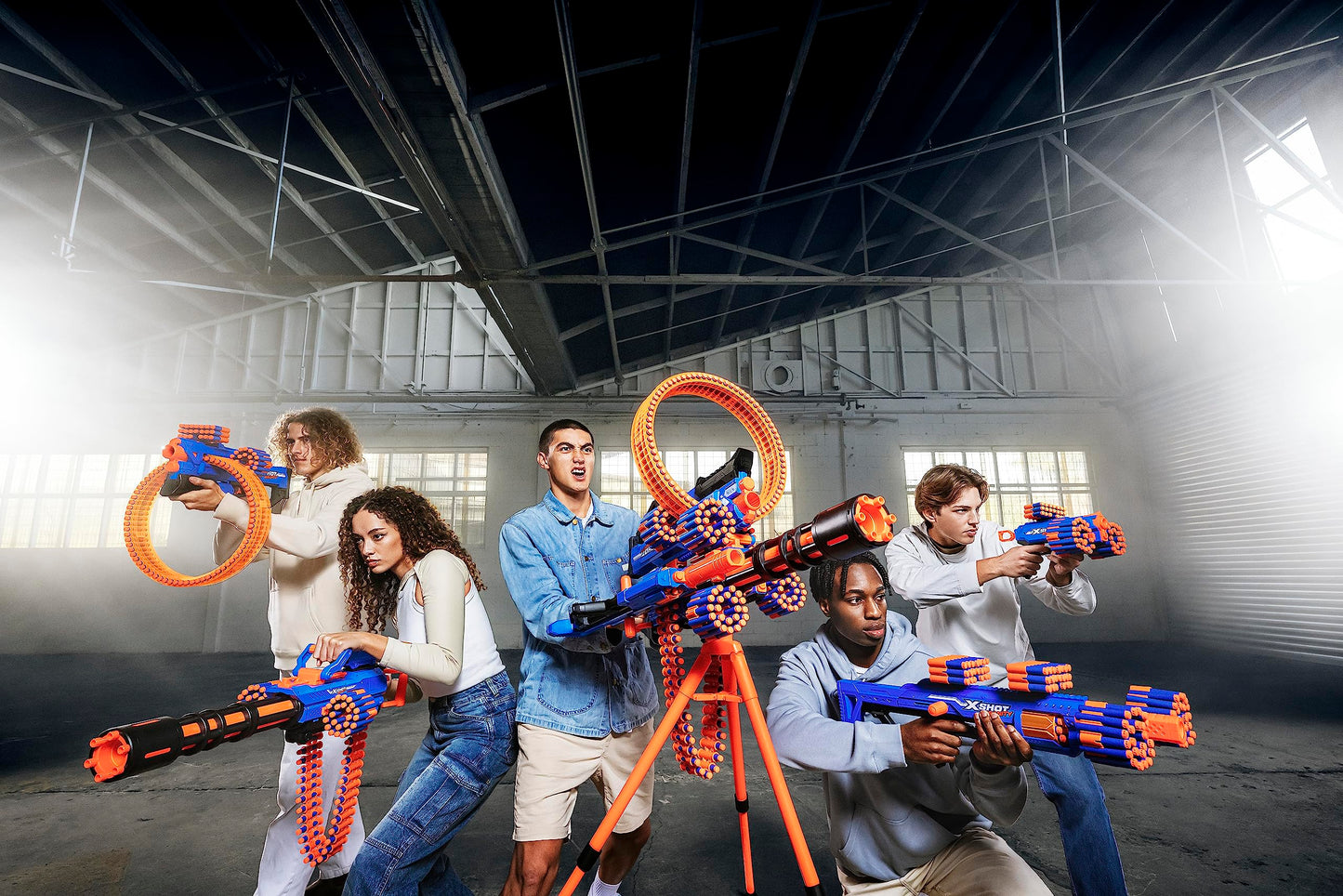 X-Shot Insanity Motorized Rage Fire by ZURU with 72 Darts, Motorized Blasting Power, Auto Feeding Belt, Tripod and Scope, Outdoor Toy for Boys and Girls, Teens and Adults 🍁 All In One Marketplace Canada