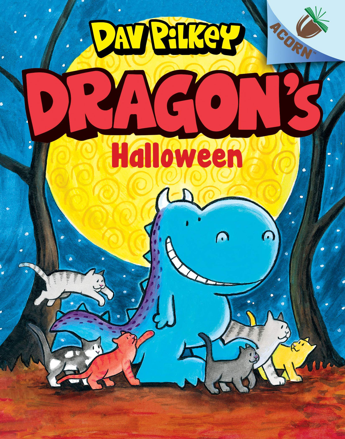 Dragon's Halloween: An Acorn Book (Dragon #4): From the Creator of Dog Man (Library Edition)