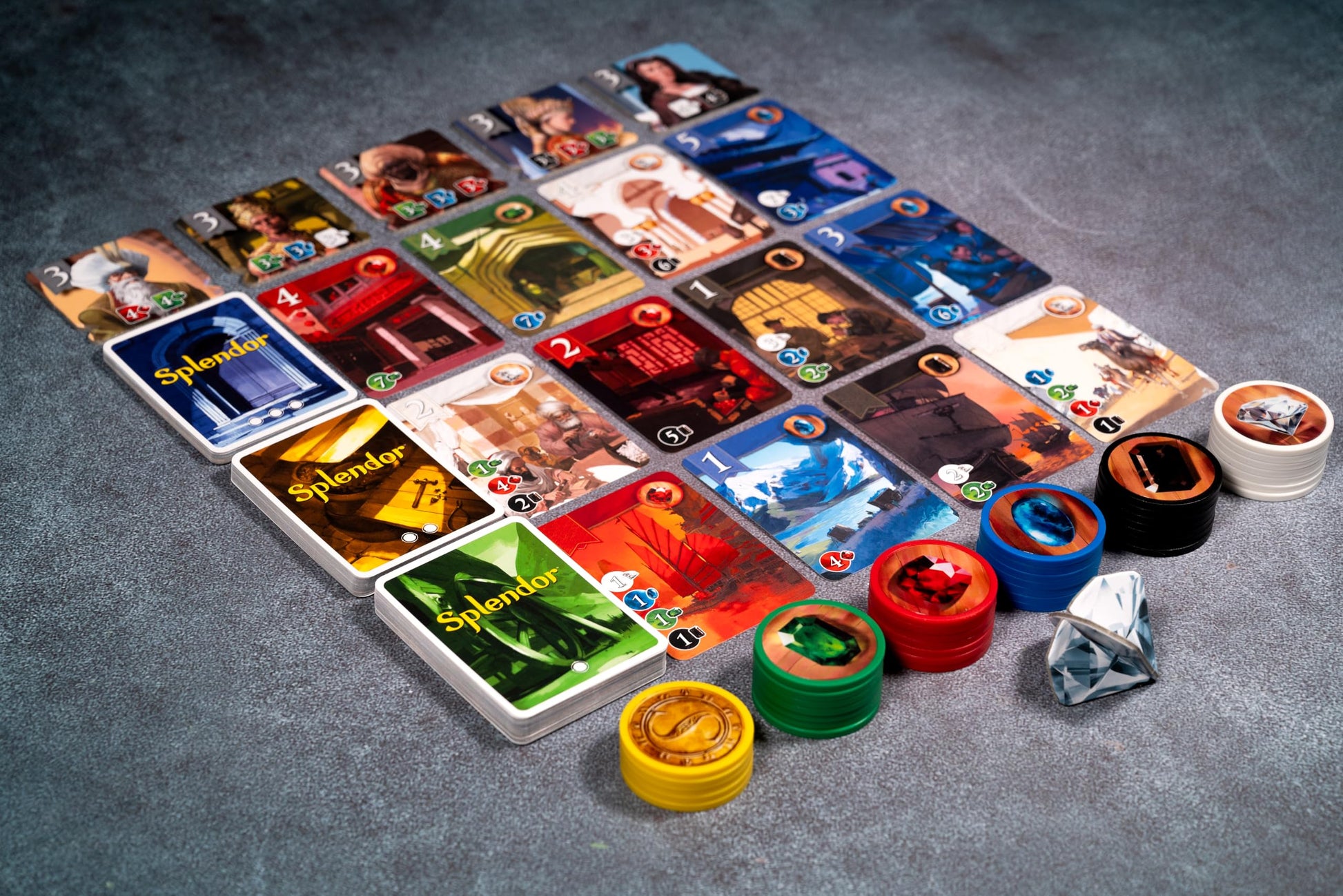 Splendor (Bilingual French/English Version) - A Game by Asmodee Space Cowboys