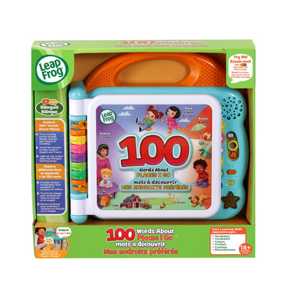 LeapFrog 100 Words About Places I Go Book (Bilingual English-French)