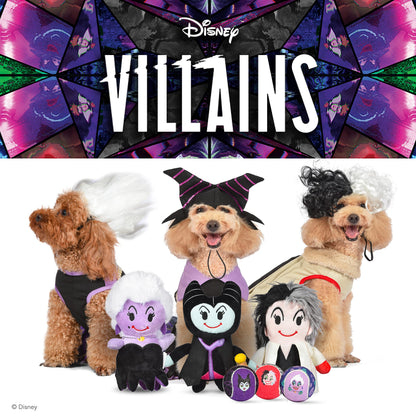 Costume de Cruella pour animaux Disney Villains - Halloween - Très grand - | Costumes d'Halloween Disney Villains pour chiens, costume d'Halloween pour chien sous licence officielle Disney, beige (FF22930)
