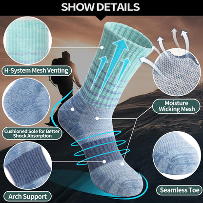 Anlisim Merino Wool Hiking Running Socks for Women, Boot Work Crew Socks 🍁 All In One Marketplace Canada