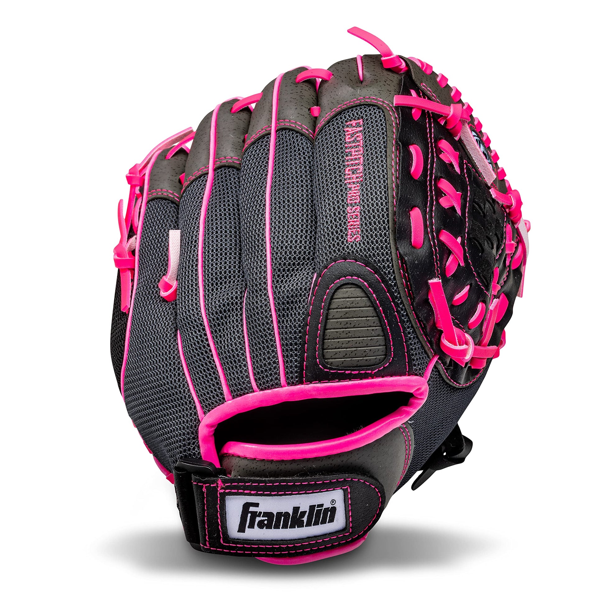 Franklin Sports Softball Glove - Left and Right Handed Softball Fielding Glove - Windmill Fastpitch Pro Series - Adult and Youth Fielding Glove - 12 Inch Right Hand Throw - Pink Franklin Sports
