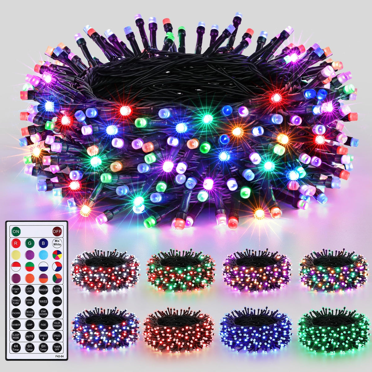 Joomer Halloween String Lights - 66FT 200LED Plug-in RGB String Lights 🍁 All In One Marketplace Canada