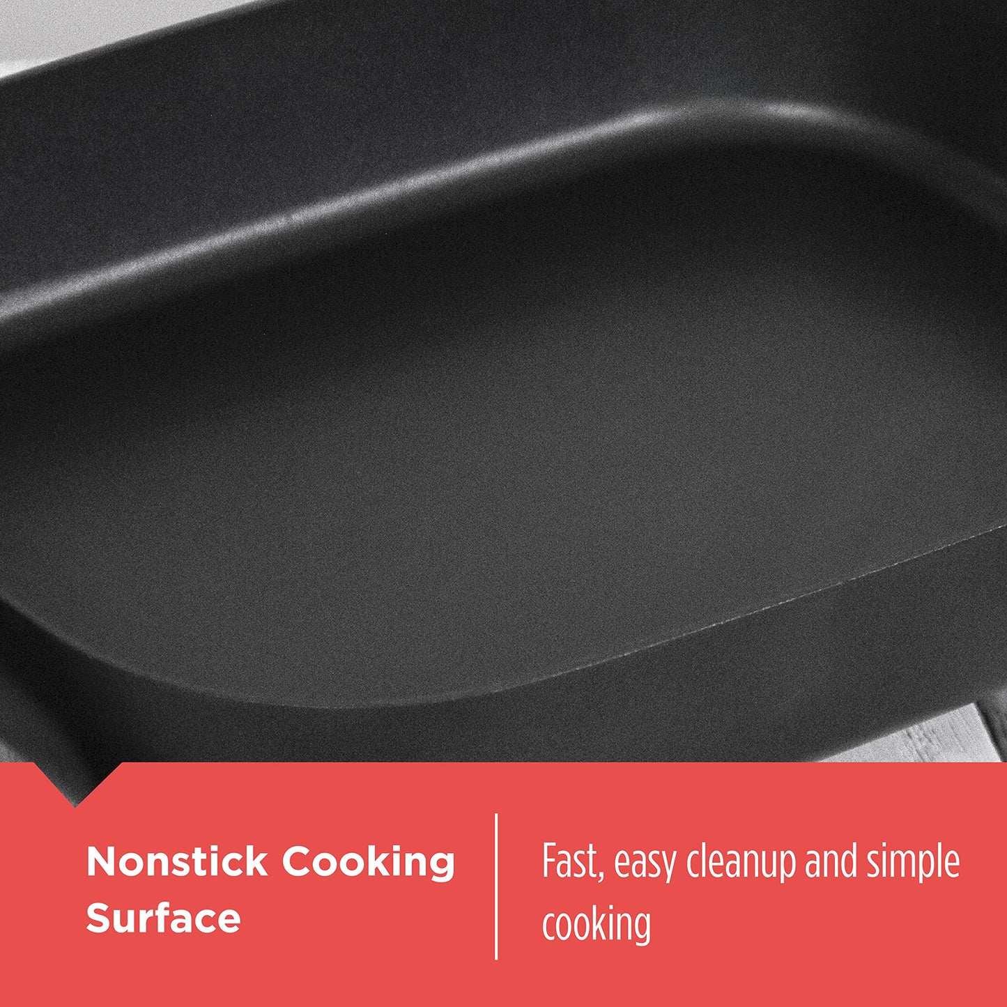 BLACK+DECKER 12x15-Inch Electric Skillet with Glass Lid BLACK+DECKER