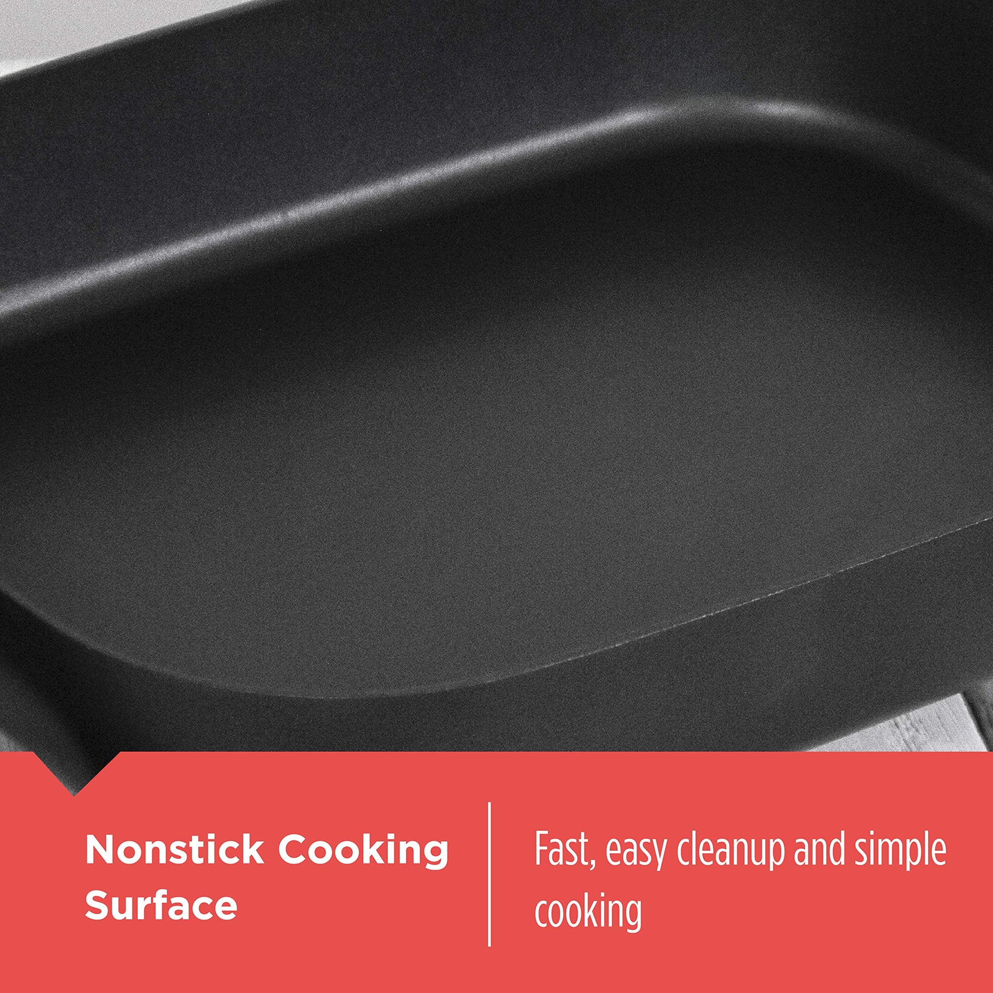 BLACK+DECKER 12x15-Inch Electric Skillet with Glass Lid BLACK+DECKER