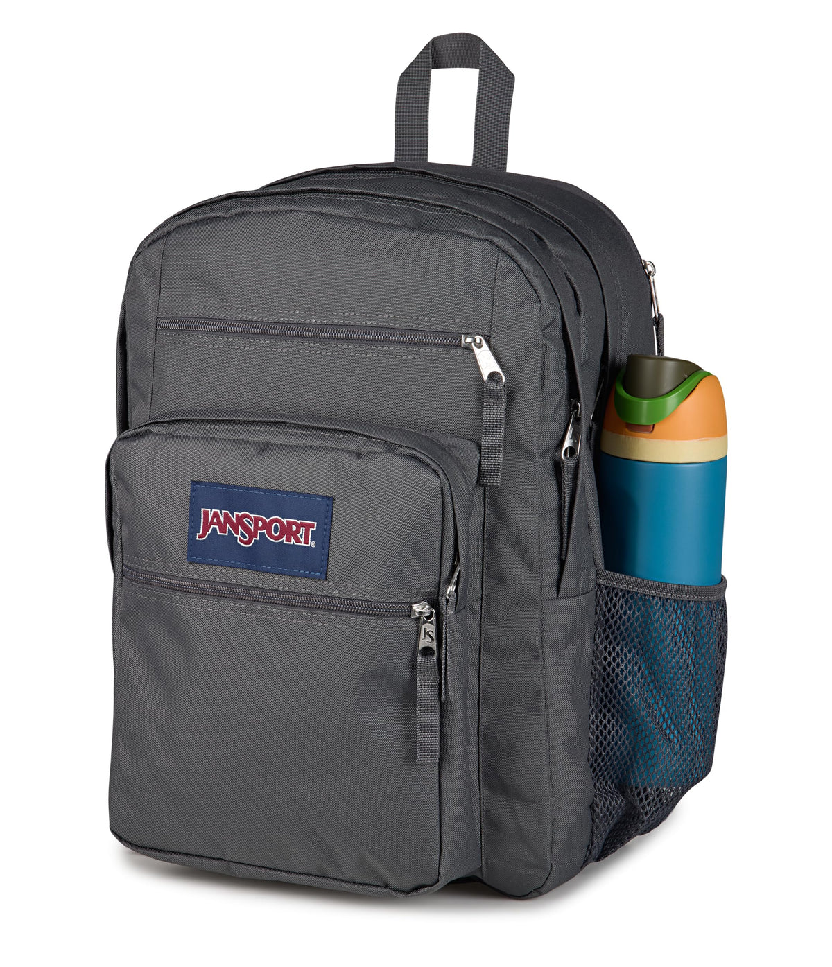JanSport 34L Big Backpack - 15 Inch Laptop Sleeve, Smokey Grit