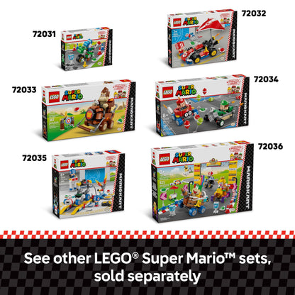 LEGO Super Mario: Mario Kart Baby Mario vs. Baby Luigi - Collectible Toy Building Set for Kids, Boys and Girls, Ages 8+ - Nintendo Mario Kart Toy for Fans - Gift Idea for Birthdays - 72034