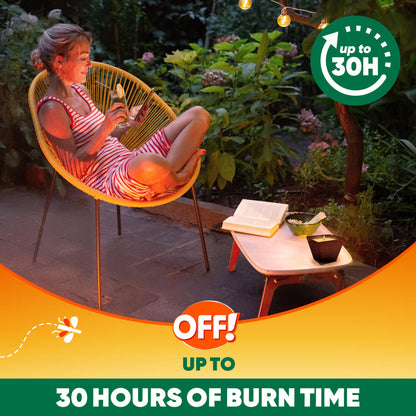 Off! Backyard Citronella Scented Candle, Ambiance Enhancing Centerpiece, Burns for up to 25 Hours, 16 oz (Pack of 2) OFF!