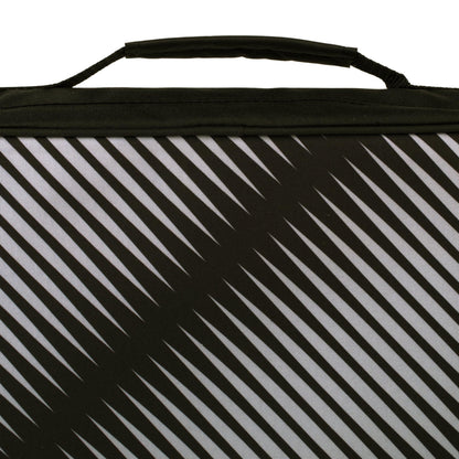 Five Star Zipper Binder, 2 Inch 3 Ring Binder, 6-Pocket Expanding File, Durable, Black (72536)