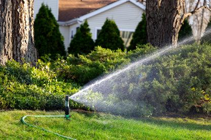 Rain Bird 42SASPG 42SA Gear Drive Rotor Sprinkler on Heavy Duty Green Spike, Adjustable 40° - 360° Pattern, 26' - 38' Spray Distance Rain Bird