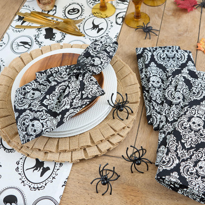 DII Napkin Rings for Halloween, Parties, Everyday, Set of 6, Spider