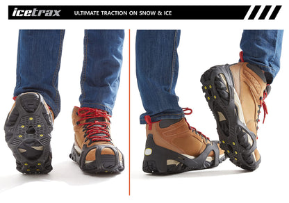 ICETRAX V3 Tungsten Winter Ice Grips for Shoes and Boots - Ice Cleats for Snow and Ice, StayON Toe, Reflective Heel L/XL (Men: 9.5-13 / Women: 11+) 🍁 All In One Marketplace Canada