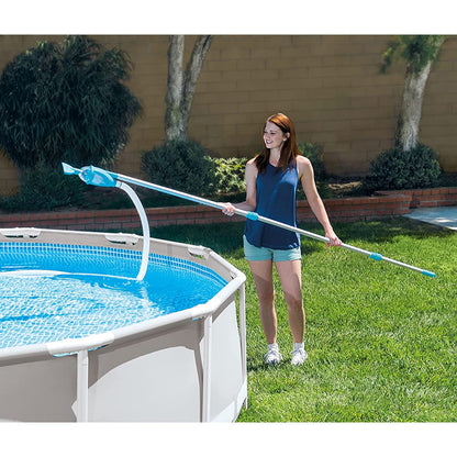 INTEX 28003E Deluxe Above Ground Pool Maintenance Kit for Minimum 800 GPH Flow Rates with Vacuum, 110" Pole, Wall Brush and 24' Hose 🍁 All In One Marketplace Canada