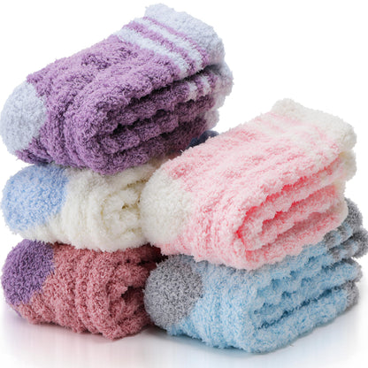 ANTSANG Womens Fuzzy Socks, Fluffy Cozy Winter Comfy Fleece Slipper Socks 🍁 All In One Marketplace Canada