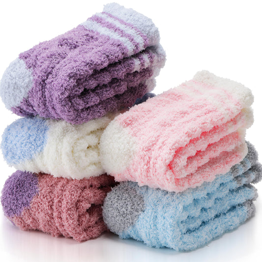 ANTSANG Womens Fuzzy Socks, Fluffy Cozy Winter Comfy Fleece Slipper Socks 🍁 All In One Marketplace Canada