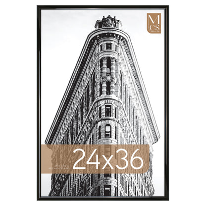 MCS 65549 Trendsetter Poster Frame, 24 by 36-Inch, Black MCS