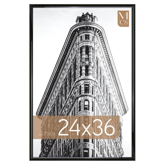 MCS 65549 Trendsetter Poster Frame, 24 by 36-Inch, Black MCS