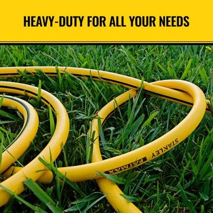 Stanley Fatmax Professional Grade Water Hose, 50' x 5/8", Yellow 500 PSI Stanley