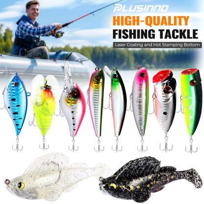 PLUSINNO 24 Days Fishing Advent Calendar 2026, Fishing Lures Gift for Men 🍁 All In One Marketplace Canada