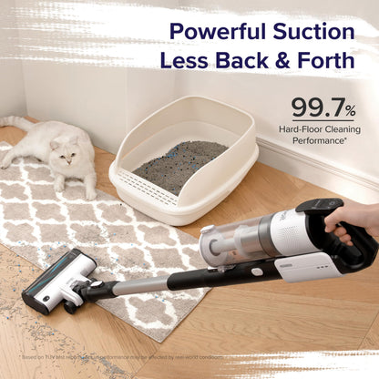 Levoit Cordless Vacuum Cleaner, Stick Vac with Tangle-Resistant Design, Up to 50 Minutes, Powerful Suction, Rechargeable, Lightweight, and Versatile for Carpet, Hard Floor, Pet Hair - Available at All In One Marketplace Canada