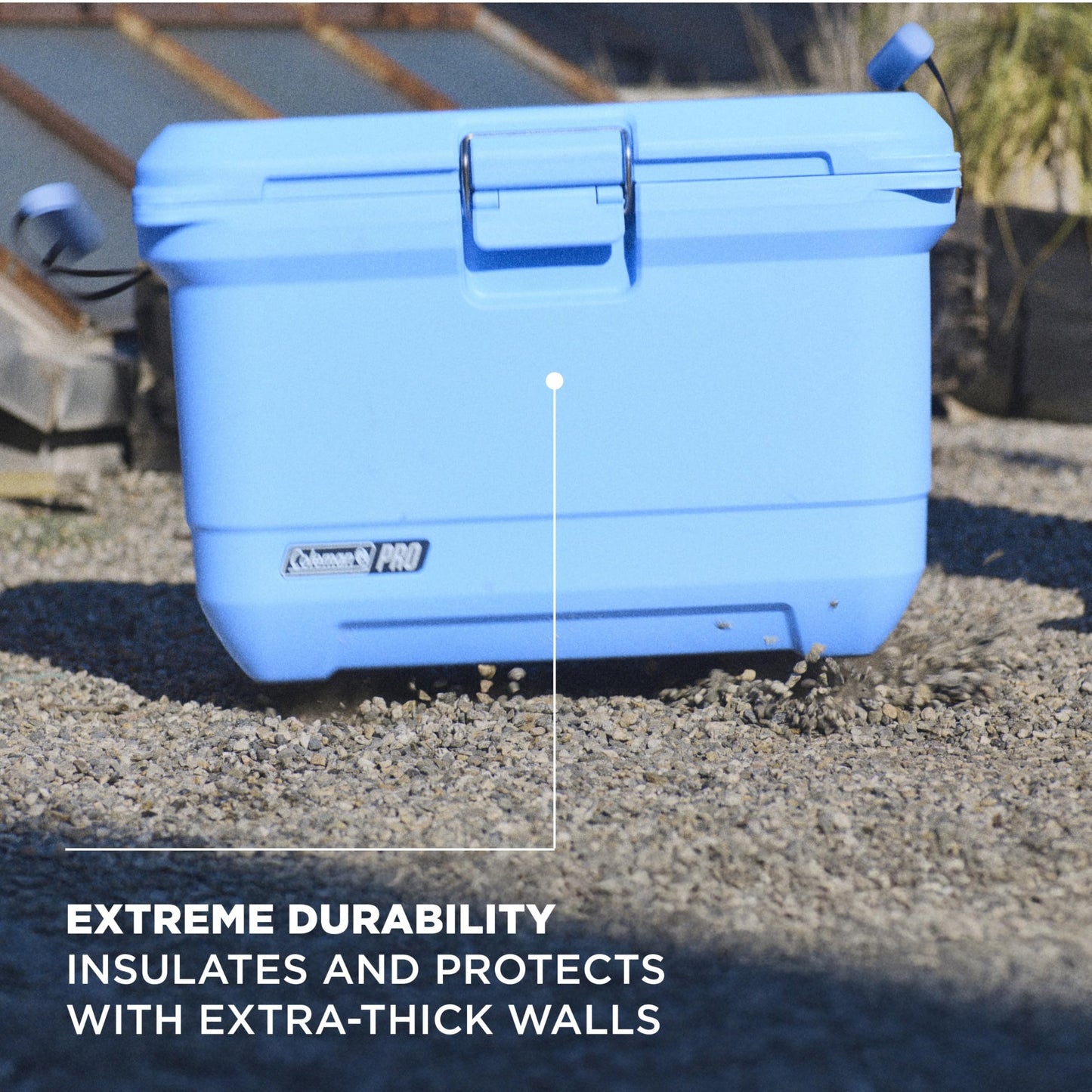 Coleman Pro 45-Quart Premium Hard Cooler, Heavy-Duty Ultra-Light Portable Cooler, Extra-Thick Insulation Keeps Ice up to 4 Days, 74-Can Capacity Coleman