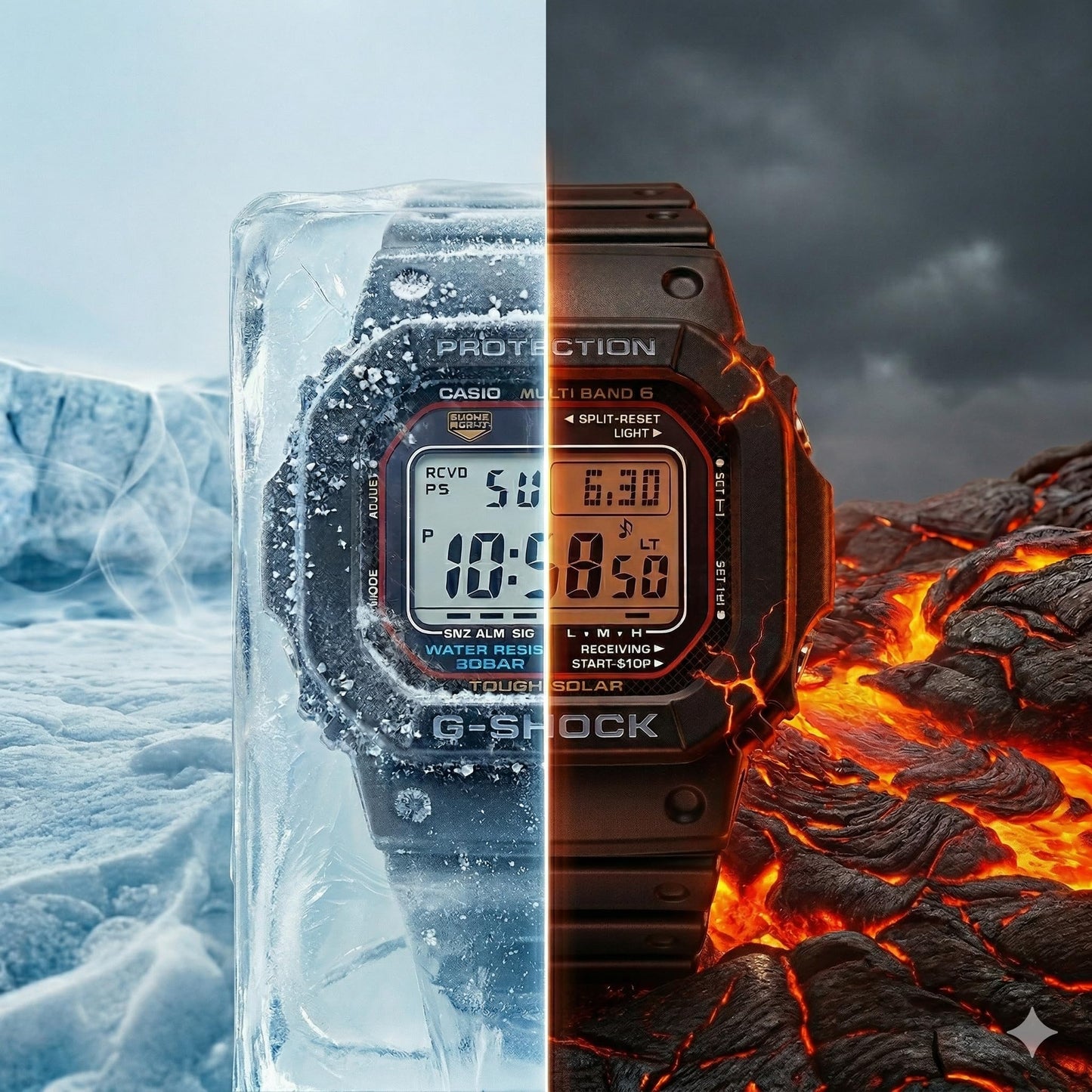 Casio G-Shock GWM5610-1 Men's Solar Black Resin Sport Watch - Available at All In One Marketplace Canada
