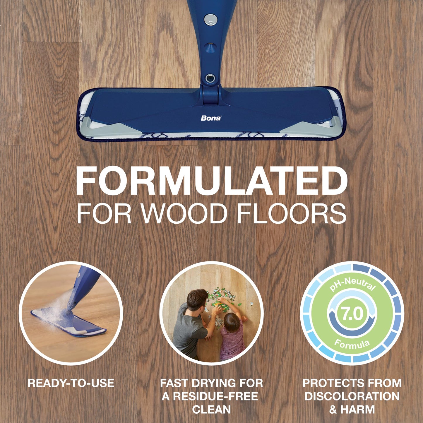 Bona Refill Hardwood Floor Cleaner, Refill-128, 128 Fl Oz - Available at All In One Marketplace Canada