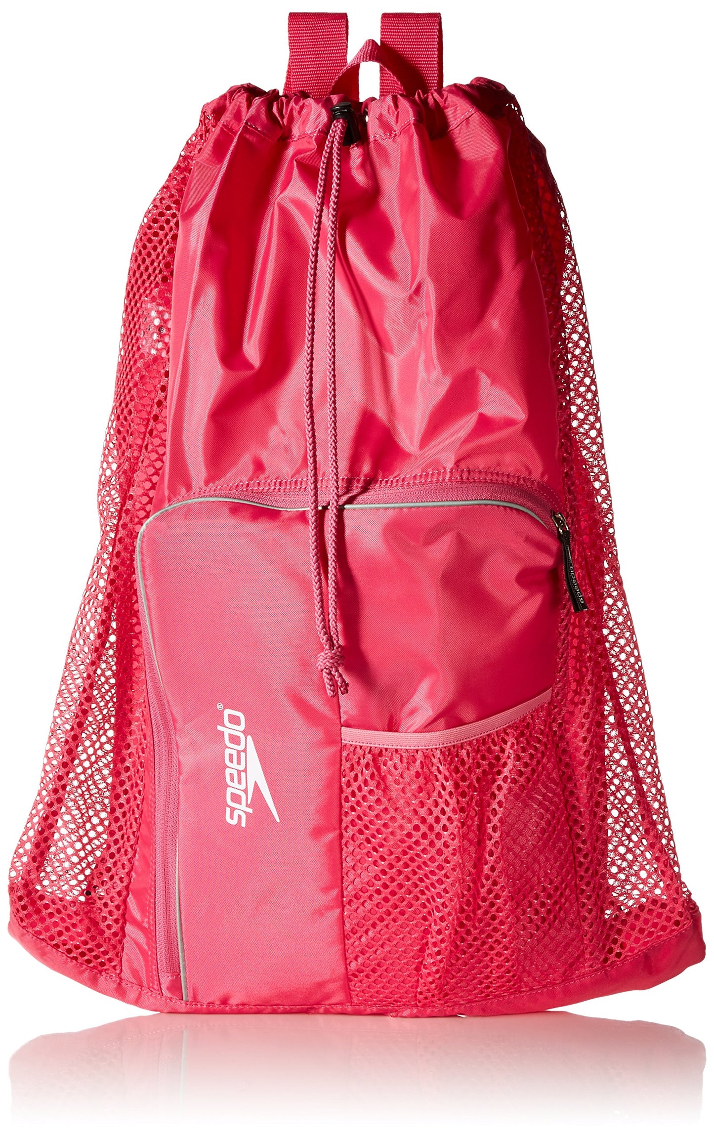 Speedo Unisex Adult Deluxe Ventilator Mesh Equipment Bag, Fuchsia Purple, One Size Speedo