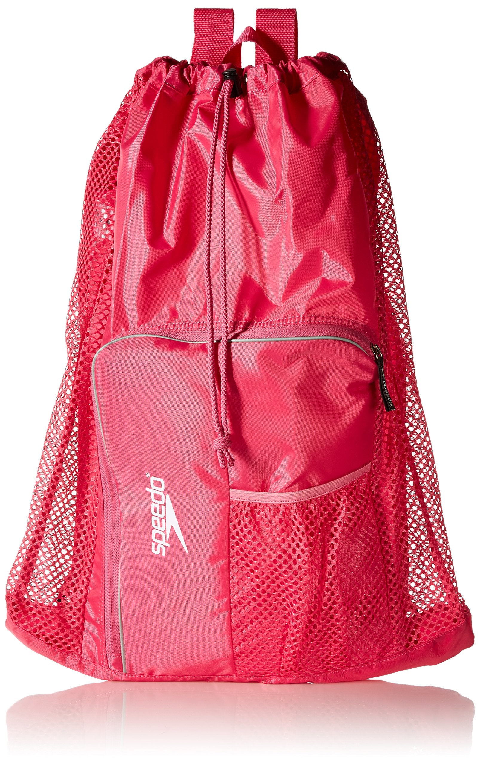 Speedo Unisex Adult Deluxe Ventilator Mesh Equipment Bag, Fuchsia Purple, One Size Speedo