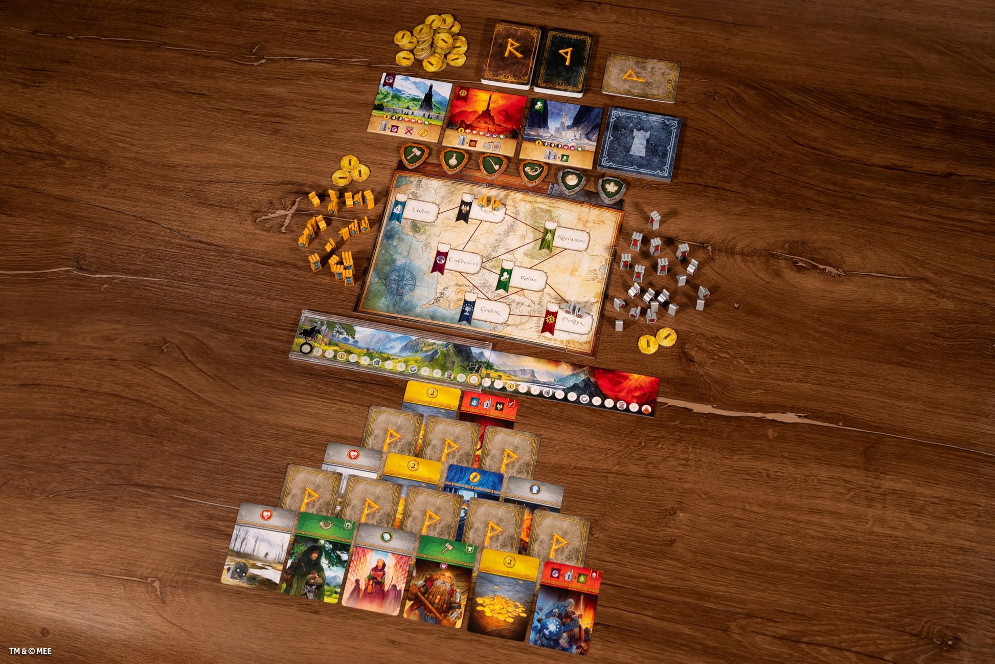 The Lord of the Rings - Middle - Earth (English Version) - Made by Asmodee Asmodee