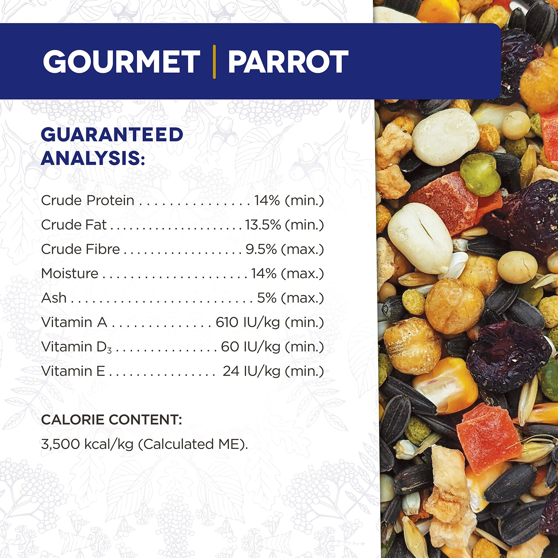 Hagen B2813 Gourmet Small Parrot Seed Mix, 2 Kg, 4.4-Pound HARI