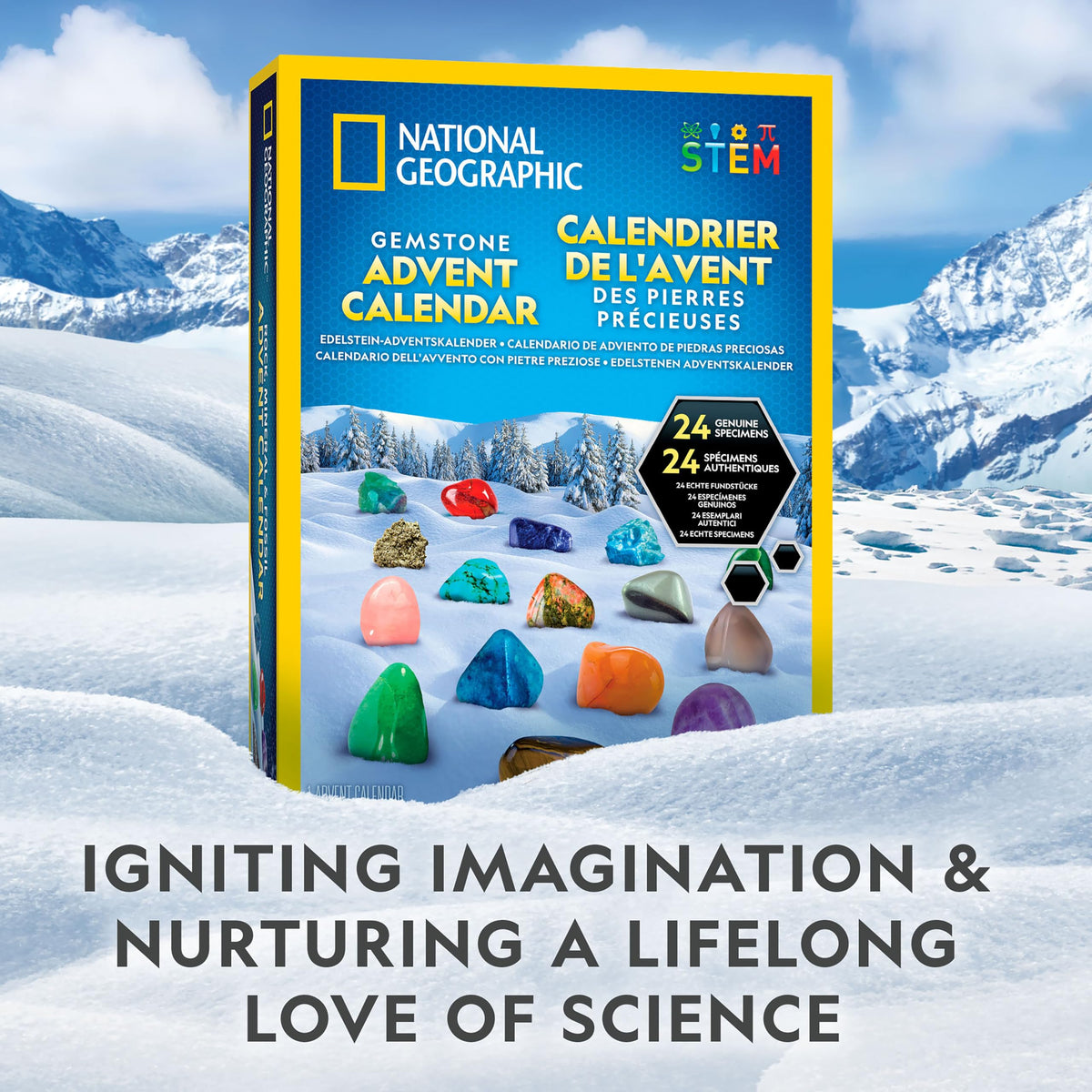 National Geographic 2026 Gemstone Advent Calendar for Kids 8-12 🍁 All In One Marketplace Canada