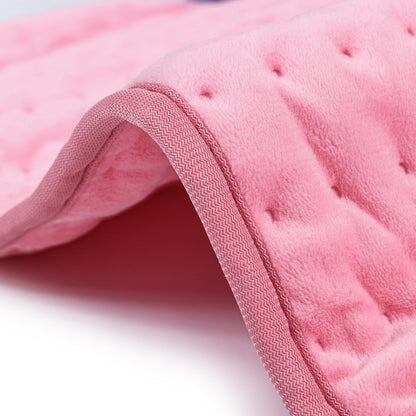 Heating Pad Electric Heat Pad, Hot Heated Pad,Moist Heat Heating Pad Moist and Dry Heat,Multiple Temp and Timer Settings (Light pink, 24"X12")