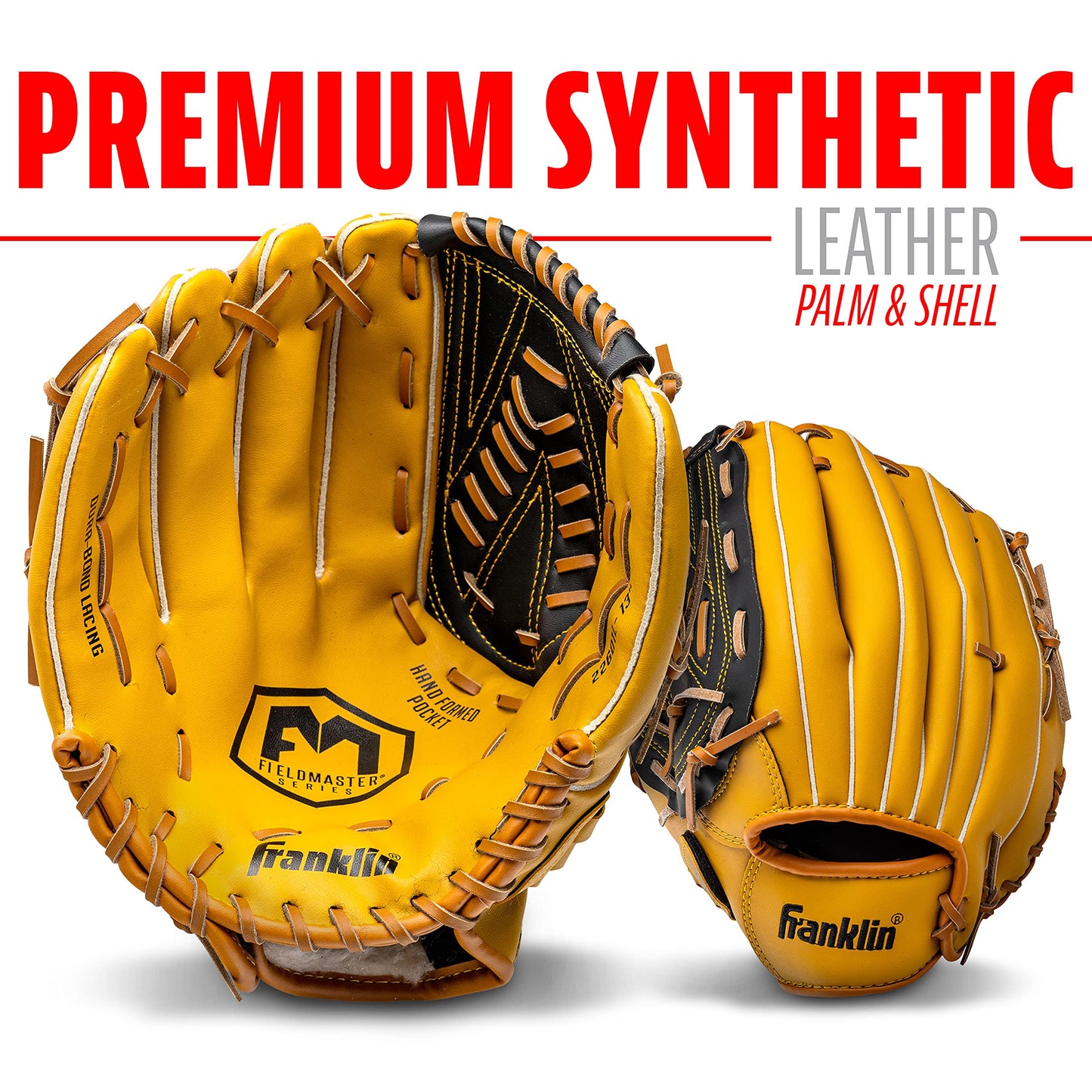 Franklin Sports Baseball and Softball Glove - Field Master - Baseball and Softball Mitt - Adult and Youth Glove - Outfield - Left Hand Throw - 13" 🍁 All In One Marketplace Canada