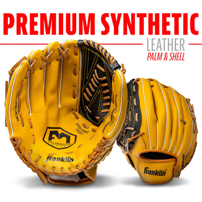 Franklin Sports Baseball and Softball Glove - Field Master - Baseball and Softball Mitt - Adult and Youth Glove - Outfield - Left Hand Throw - 13" 🍁 All In One Marketplace Canada