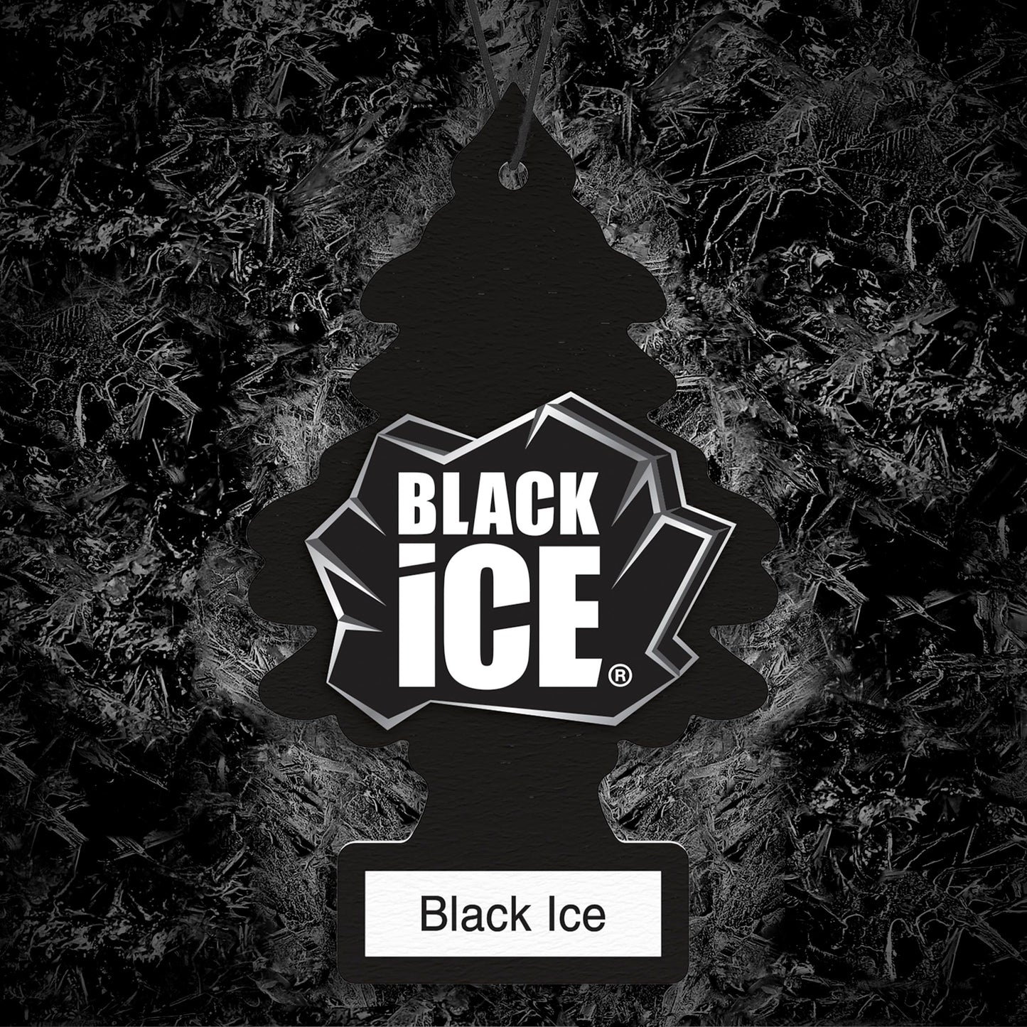 LITTLE Air Fresheners Car Air Freshener. Hanging Tree Provides Long Lasting Scent for Auto or Home. Black Ice, 24 Air Fresheners