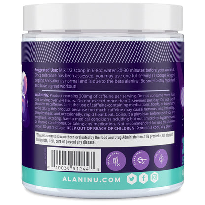 Alani Nu Pre-Workout Cosmic Stardust 30 Servings Alani Nu