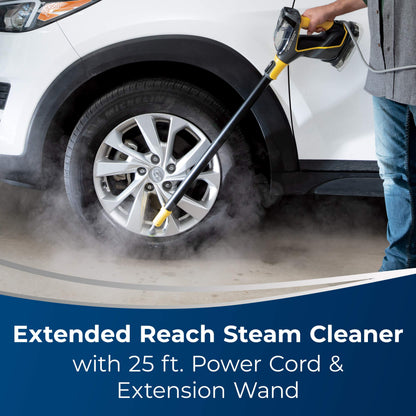 BISSELL Power Steamer Heavy Duty 3-in-1 Steam Mop, Handheld Steam Cleaner for Indoor and Outdoor Use, Garage Workshop Auto RV Deck Patio, 25 Accessories, Variable Steam, Wall Mount, 2685B - Available at All In One Marketplace Canada