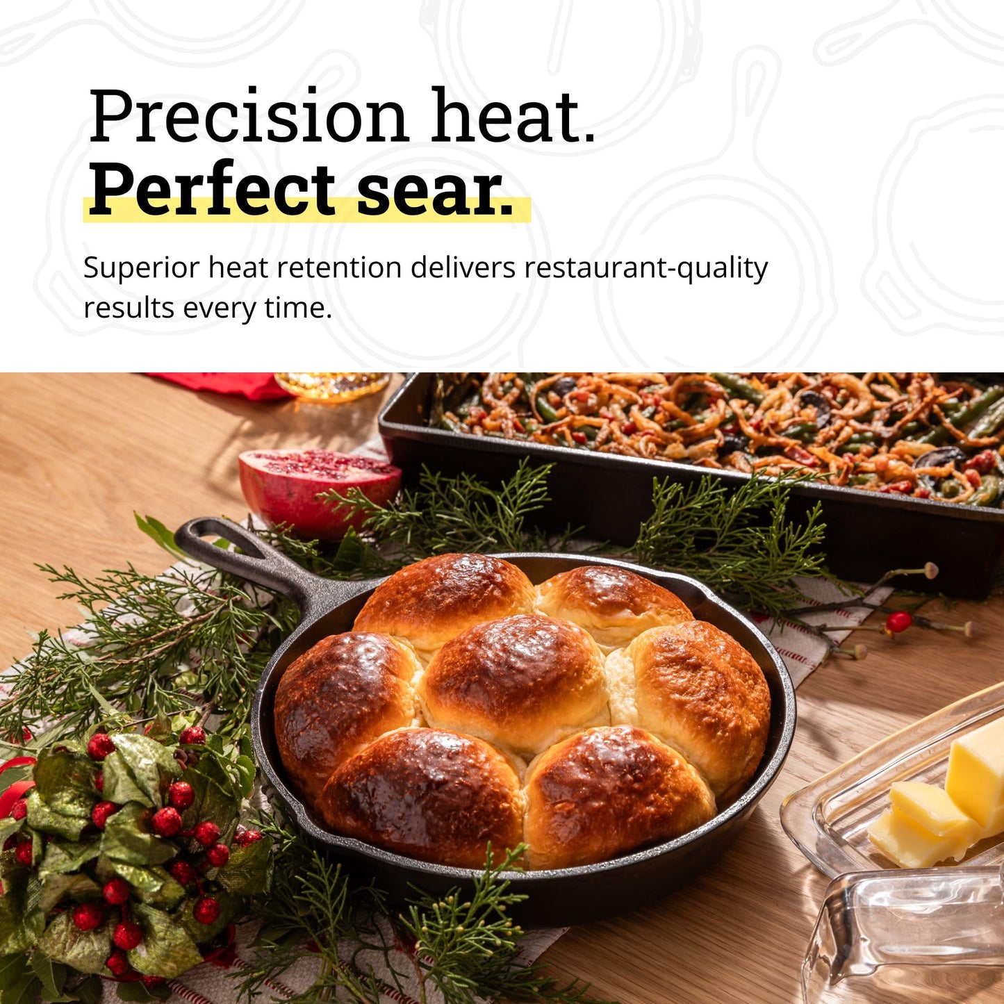 Lodge L6SK3 9-Inch Logic Pre-Seasoned Skillet (Black) 🍁 All In One Marketplace Canada