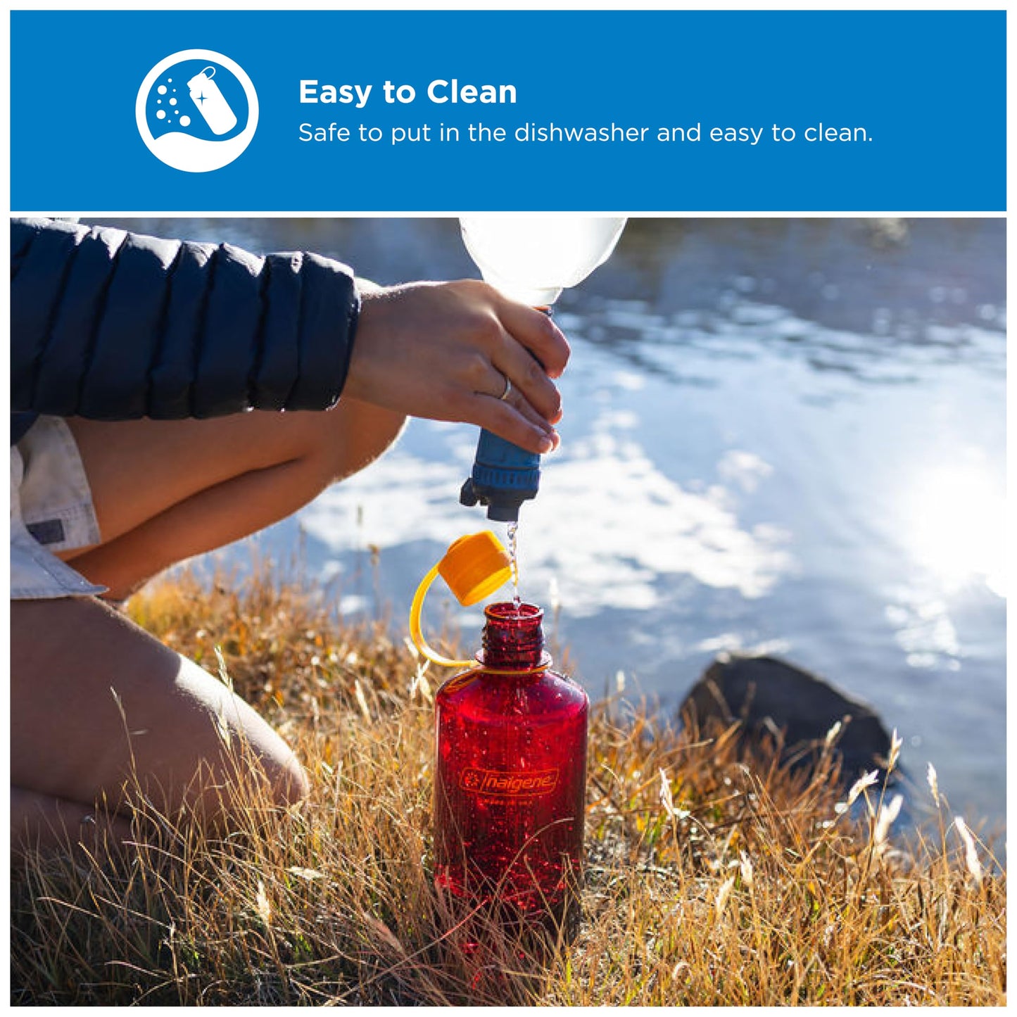 Nalgene 32 oz Narrow Mouth Water Bottle, Seafoam 🍁 All In One Marketplace Canada