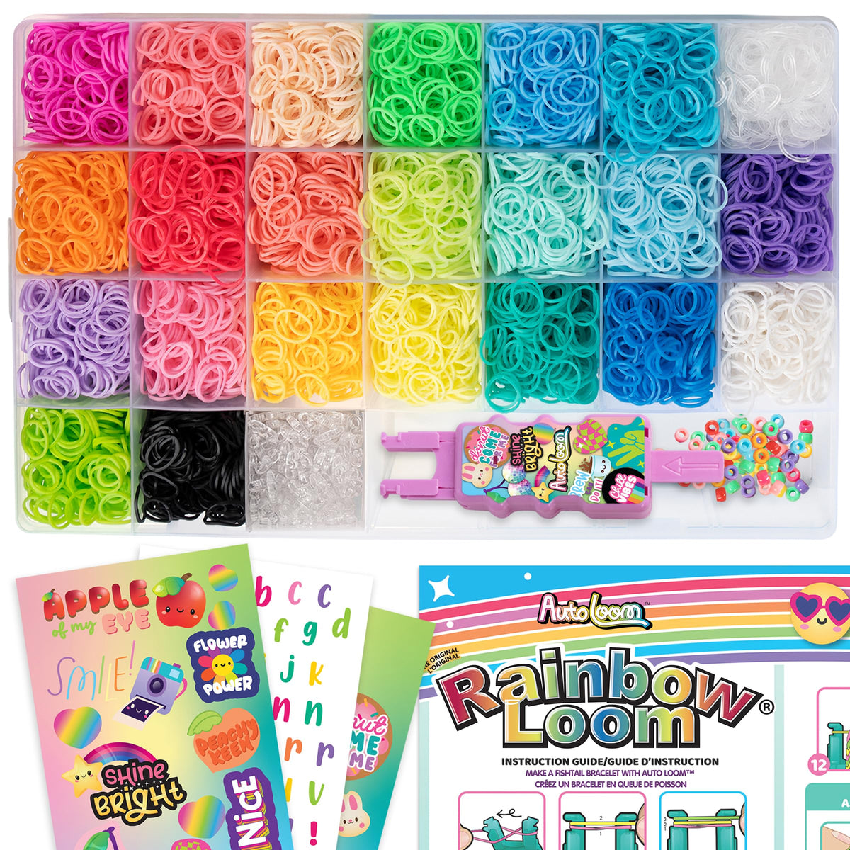 Rainbow Loom 9000 Bands AutoLoom Creation Case - DIY Jewelry Making Kit