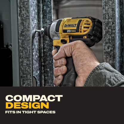 DEWALT 20V Max Cordless Drill Combo Kit, 2-Tool (DCK240C2),Yellow/Black Drill Driver/Impact Combo Kit - Available at All In One Marketplace Canada