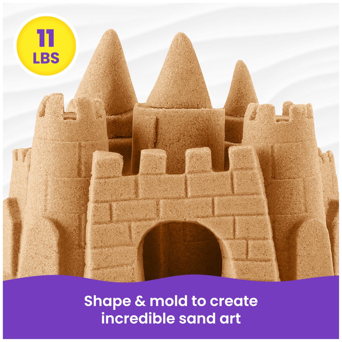 Kinetic Sand 11lb Brown Sand Amazon Exclusive, Sensory Toys, Ages 3+