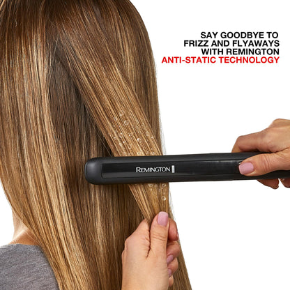 Remington 1" Anti-Static Flat Iron with Floating Ceramic Plates and Digital Controls, Hair Straightener, Purple, S5500 - Available at All In One Marketplace Canada