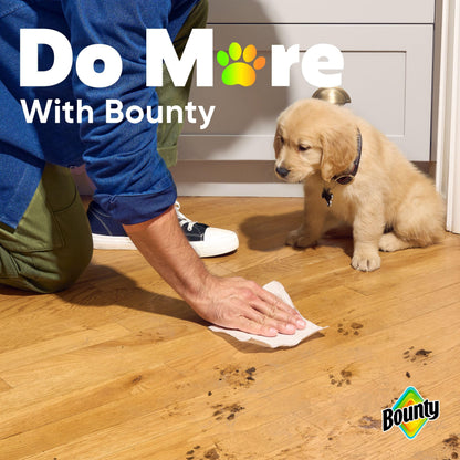 Bounty Paper Towels Select-A-Size White, 12 Double Rolls = 24 Regular Rolls