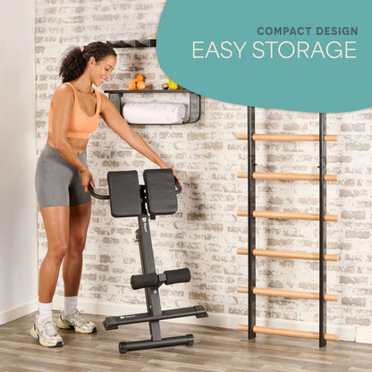 Lifepro Roman Chair Workout Bench, Back Extension, Home Gym Equipment