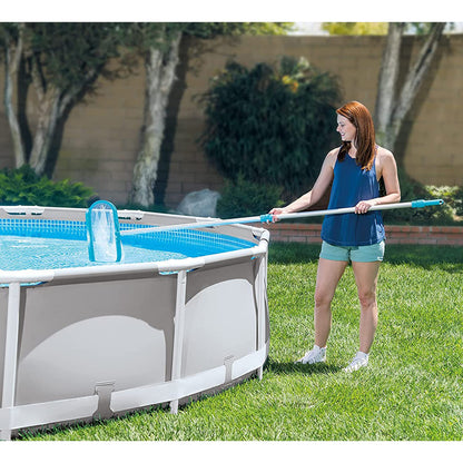 INTEX 28003E Deluxe Above Ground Pool Maintenance Kit for Minimum 800 GPH Flow Rates with Vacuum, 110" Pole, Wall Brush and 24' Hose 🍁 All In One Marketplace Canada
