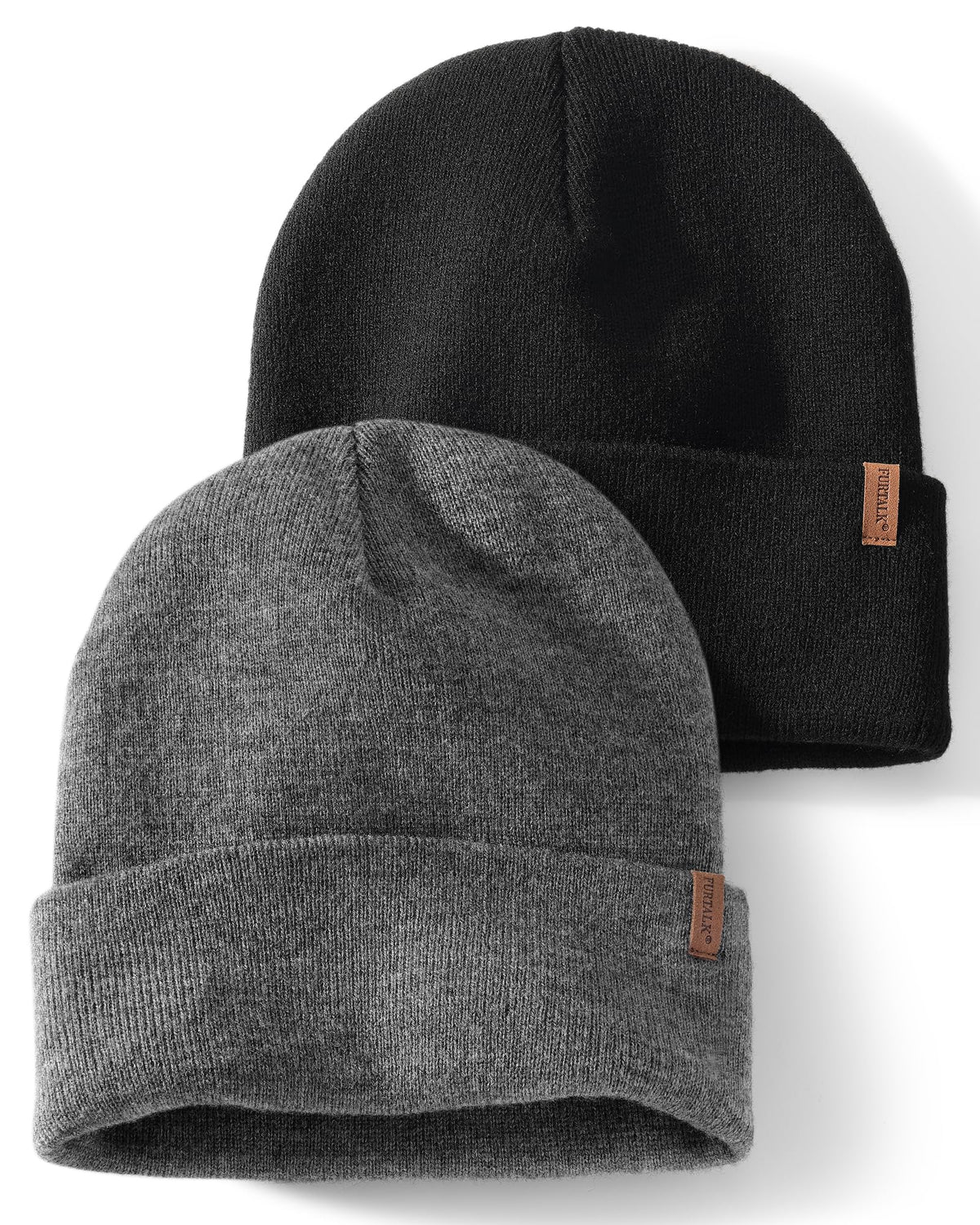 FURTALK Unisex Cuffed Beanie Thick Double Knit Winter Skull Cap 🍁 All In One Marketplace Canada